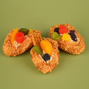 GREASOURCE Modèles de nourriture artificielle : pain, tarte, gâteau, dessert, fruits simulés, jouets factices, décoration intérieure, présentation en magasin, DIY, Danemark - Product Image 2