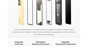 Realme C75 Điện Thoại Thông Minh NFC 6.72 ''90Hz FHD Hiển Thị G92 <span class=keywords><strong>Max</strong></span> Chipset 5828MAh Pin 50MP AI Máy Ảnh 256GB 45W Phí IP69 - Product Image 6