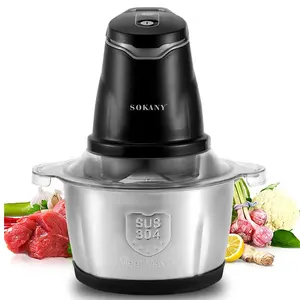 Zogifts SOKANY Cocina Vegetal Chopper Procesadores de alimentos Máquina de golpear Picadoras de carne eléctricas