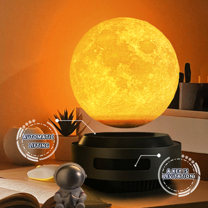 Amazon Offres Spéciales Magnétique Lévitation Automatique De Levage <span class=keywords><strong>lune</strong></span> Lampe Flottante <span class=keywords><strong>Lune</strong></span> Lampe Pour La Décoration - Product Image 4