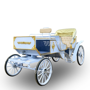 <b>Top</b> Quality Sightseeing Horse Carriage Electric <b>Wedding</b> Luxury Royal Horse Coach Tourist Victoria Horse Cart Best Selling - Product Image 4