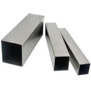أنابيب مربعة من الفولاذ المقاوم للصدأ ASTM JIS 304L للمنضدات متوفرة في المخزون بأفضل سعر من المصنع مباشرة