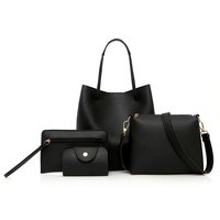 Ensemble 4-en-1 Sac en PU 2023 Sac à Bandoulière Cabas de Luxe Sac à Main de Luxe pour Femme