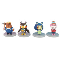 Figuras de acción de dibujos animados Animal Crossing, adorno para pastel de cumpleaños, modelo de juguete ecológico no tóxico, venta al por mayor