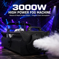 3000W 直喷烟雾机，带 10L 水箱，液晶显示屏，定时器，DMX 远程控制，适用于婚礼派对、DJ 舞台
