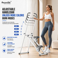 Mini máquina de ejercicios, stepper, máquina de fitness portátil para oficina, entrenamiento cardiovascular de alta resistencia, equipo de fitness comercial