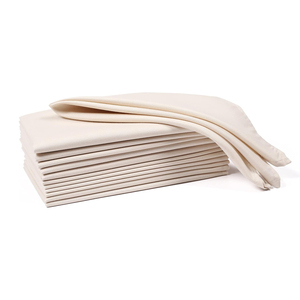 Servilletas de lino y algodón hechas a mano, mantel reutilizable duradero para cocina, comedor, boda, patrón impreso, estilo liso, uso tejido, avión - Product Image 1