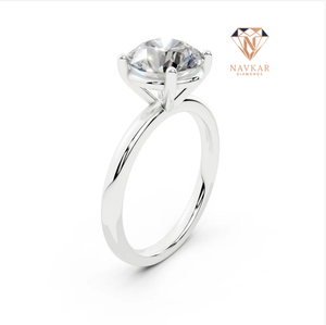 Premium Quality Moissanite Engagement <b>Ring</b> For Women Elegant <b>Wedding</b> Jewelry With Exceptional Craftsmanship Available For Sale - Product Image 2