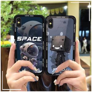 Fundas de TPU para Teléfonos <span class=keywords><strong>DOOGEE</strong></span>, Diseño Creativo que Cubre Todo el Borde, Estilo CP, Textura Minimalista, Patrón de Astronauta de Dibujos Animados a la Moda - Product Image 1