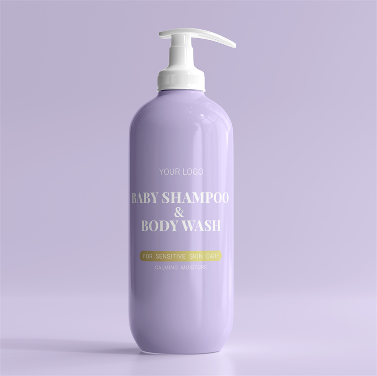 Индивидуальный аромат, освежающий травяной пенный шампунь для детей без слез с кудрявыми волосами и средство для мытья тела для детей