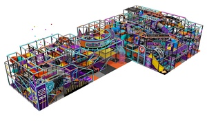 Thương mại Thiết kế mới trong nhà trẻ em thiết bị chơi mềm đầy màu sắc sân chơi trẻ em mê cung trò chơi cho trung tâm mua sắm kích thước tùy chỉnh - Product Image 3