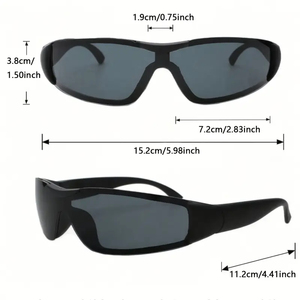 Dropshipping Agent Y2K Lunettes de mode rétro à monture rectangulaire Unisexe Dropshipping Products 2024 2025 - Product Image 5