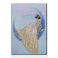 Carnet de notes 5D Diamond Painting avec kit de strass de forme spéciale Hibou, pour journal créatif DIY, cadeau d'art et d'artisanat