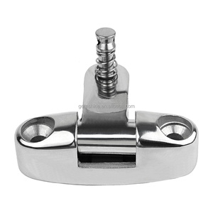 Accessoires de charnière de pont en acier inoxydable marin en gros pour bâche de bateau à voile, à dégagement rapide, 180 degrés, pour guide-cordage de proue - Product Image 4
