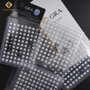 โมอิสซาไนต์ทรงกลม ใบรับรอง GRA 0.5 กะรัต 1.0 กะรัต 2.0 กะรัต 3.0 กะรัต 4.0 กะรัต สี DEF ขายส่ง เพชร VVS แบบเม็ดเดี่ยว โมอิสซาไนต์แบบไม่มีตัวเรือน - Product Image 5