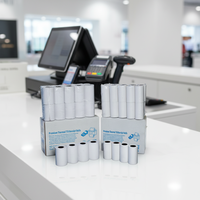 Rouleau de papier thermique anti-décoloration sans BPA pour machine à tickets