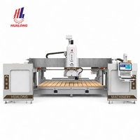 Sierra de Puente CNC Automática de 5 Ejes de Alta Resistencia con Motor y Engranaje |   Máquina de Corte de Piedra para Fábricas de Granito y Mármol