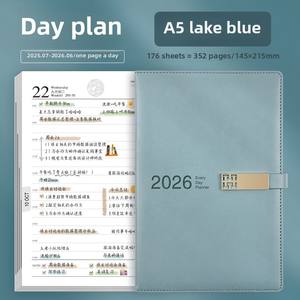 2025 A3 <span class=keywords><strong>calendrier</strong></span> <span class=keywords><strong>livre</strong></span> Logo personnalisé gravure en cuir cahier à couverture rigide avec poinçonnage fonction plan quotidien <span class=keywords><strong>calendrier</strong></span> annuel - Product Image 6