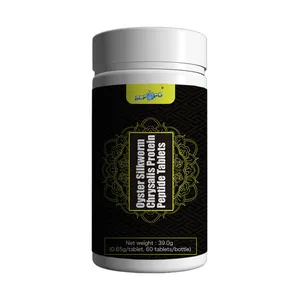 BCPOPO HOT SALES Men Supplement Support stamina Maca Extract oyster silkworm chrysalis protein peptide chewable tablet