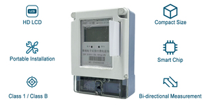 <span class=keywords><strong>Carte</strong></span> <span class=keywords><strong>prépayée</strong></span> monophasé compteur d'énergie électronique prépayé mural 220/230V 20(80)A - Product Image 6