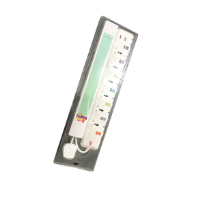 Multiprise électrique avec 4 prises et 2 ports USB, câble de 5 m, commande marche/arrêt - Product Image 5