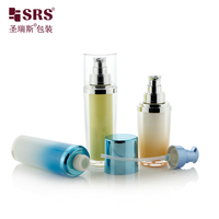 Flacon en acrylique à double paroi de 30 à 100 ml, couleur personnalisée, de qualité supérieure, pour sérum anti-âge pour le visage