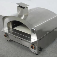 Four à pizza au gaz portable en acier inoxydable pour extérieur, modèle Grace Silver, garantie 1 an