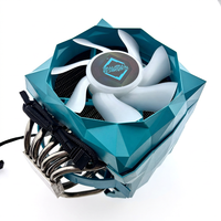 Refroidisseur de processeur haute performance avec 7 caloducs et 2 ventilateurs RGB pour processeurs de jeu
