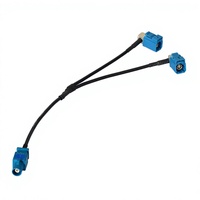 Câble d'antenne GPS coaxial universel, adaptateur/diviseur Fakra Y pour mise à niveau de l'autoradio, pour VW AUDI BENZ