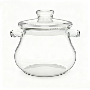 Olla de Cocina de Vidrio de Borosilicato Alto de 3500 ml, Resistente al Calor, para el Hogar, Fiestas Familiares, Uso Comercial, Cocina de Gas Clásica, para Sopa y Caldo - Product Image 6