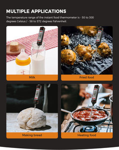 Nhiệt Kế Kỹ Thuật Số Termometro BBQ Đọc Ngay Nhiệt Kế Thịt Kỹ Thuật Số Không Dây - Product Image 5