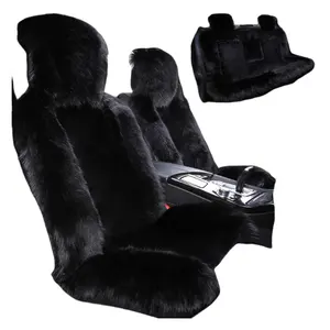 Manufacturer direct sales warm plush car cushion thickened car seat cover