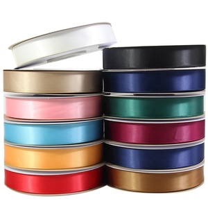 Mewah 196 warna pita Satin padat 38mm 100 yard Per gulungan warna Solid pita Satin untuk pernikahan Hari Valentine Halloween - Product Image 1