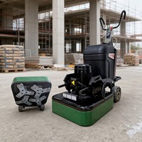 Ponceuse autoportée pour sols secs et humides, meuleuse à béton avec moteur 15KW 380V/220V, machine de ponçage double fonction