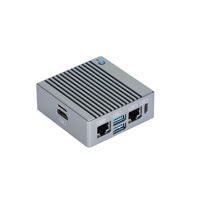Mini PC AI Edge Gateway RK3566, Controlador Inteligente con 2 Puertos LAN Gigabit, 6 Puertos RS485, Aislamiento por Optoacoplador 4DI+4DO, Controlador Gateway de 9-36V CC