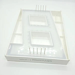 HOUKEM Houkem-40011-BB <span class=keywords><strong>4</strong></span> inch enkelcijferig 7-segment digitaal posterdisplay voor binnen, OEM, hoge kwaliteit blauwe LED-display - Product Image 5