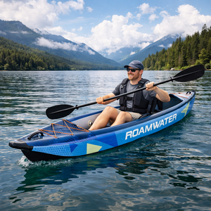 <span class=keywords><strong>Kayak</strong></span> Inflable Personalizable <span class=keywords><strong>de</strong></span> Alta Presión con Tecnología Drop Stitch para Ríos y Lagos, con Asientos, Bomba, Bolsa y Kit <span class=keywords><strong>de</strong></span> Reparación - Product Image 1