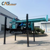 Machine de forage de puits à moteur diesel, plateforme de forage hydraulique pour puits d'eau de 280 m