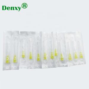 Denxy Dentaire Jetable 30G Stérile <span class=keywords><strong>Endo</strong></span> Irrigation Aiguille Dentaire Pliable Conseils Fin Fermé Côté Trou 30Ga - Product Image 1