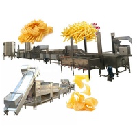 Nouvelle ligne de production entièrement automatique de chips de pommes de terre et de frites surgelées en acier inoxydable 304 avec une longue durée de vie Yc
