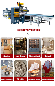 Bộ dụng cụ chế biến gỗ CNC hoàn chỉnh Bộ định tuyến gỗ hiện đại từ công ty máy móc cao cấp - Product Image 5