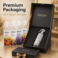 Désodorisant Voiture Premium Longue Durée SOCELI 250ml 500ml Parfum Dérivé des Plantes Élimination Efficace des Odeurs Usine Chine