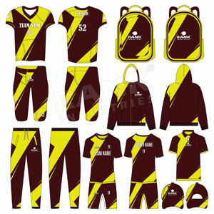 ชุดอเมริกันฟุตบอลแบบใหม่ สวมใส่สบาย ระบายอากาศได้ดี ชุดกีฬาอเมริกันฟุตบอล - Product Image 6