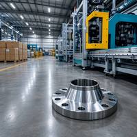 Flens Pipa Stainless Steel 316L Tahan Korosi untuk Pengolahan Kimia, Model Raised Face Slip On, Standar ASME B16.5, Langsung dari Pabrik
