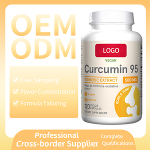 Capsules de Curcuma et Curcumine OEM ODM pour le Soutien Articulaire, la Stimulation Cérébrale, la Santé Cardiaque et Immunitaire – Non Destiné aux Femmes Enceintes – Forme <span class=keywords><strong>en</strong></span> Poudre - Product Image 2