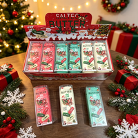 Kerstmis 2026 Crunchy Butter Bar Squishy Speelgoed, Langzaam Opkomende TPR Klei Blok Gevuld Fidget Speelgoed, Stress Verlichtend Knijp Speelgoed voor Kinderen