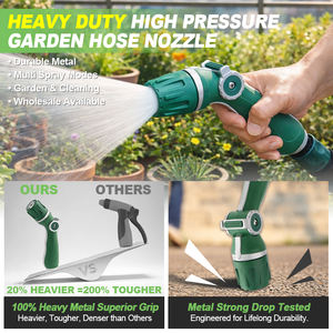 Pistolet d'arrosage haute pression réglable SUNSHINE pour jardin, pulvérisateur métallique, vente en gros usine - Product Image 3