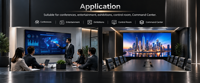 Panneau d'affichage LED COB tout-en-un, prêt à l'emploi, téléviseur LED intelligent pour salle de réunion