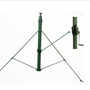 6m 8m <strong>15m</strong> 25m Manual Crank up Telescoping Mast Aluminum <strong>Pole</strong> for Telecommunication <strong>Tower</strong> &amp; Satellite Dish - Product Image 4