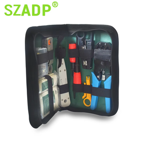 Kit d'outils de testeur de câble réseau comprenant un tournevis à dénuder le connecteur <span class=keywords><strong>RJ45</strong></span> pince à sertir pour ordinateur-pièces de télé<span class=keywords><strong>communication</strong></span> - Product Image 3